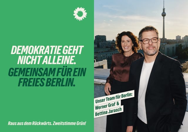 Mit Werner Graf ins Rote Rathaus – Berliner Grüne stellen Wahlkampagne vor