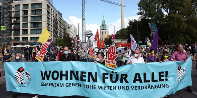 Große Mietendemo „Her mit den Wohnungen"